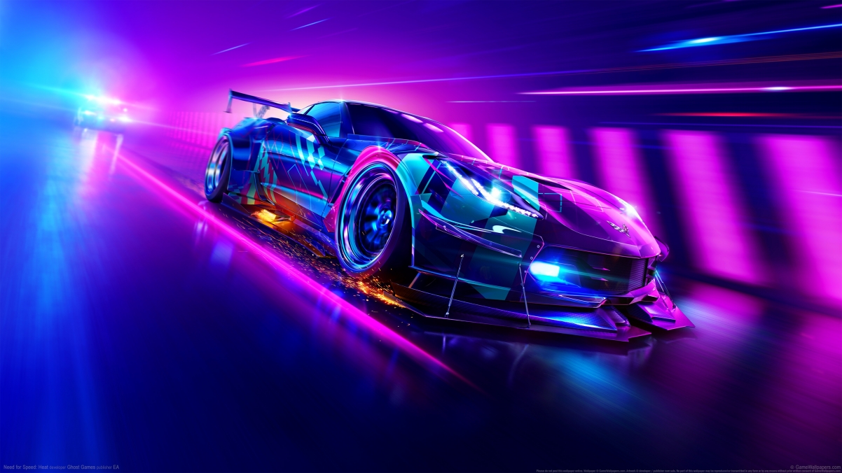 《Need for Speed: Heat》4K超清壁纸下载，极品飞车游戏图片，分辨率3840x2160