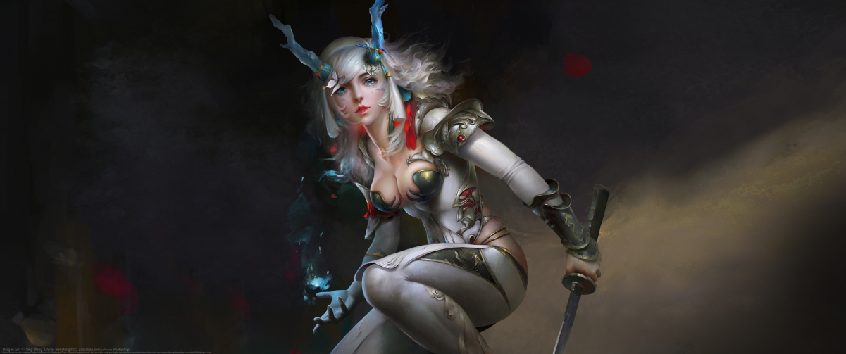 龙女郎4K超清壁纸，3440x1440游戏图片，一键下载高清大图