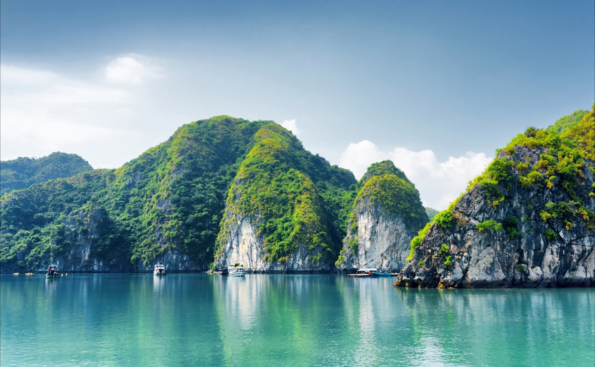 越南绝美风光，山海石天，4K高清壁纸，4000x2468分辨率下载