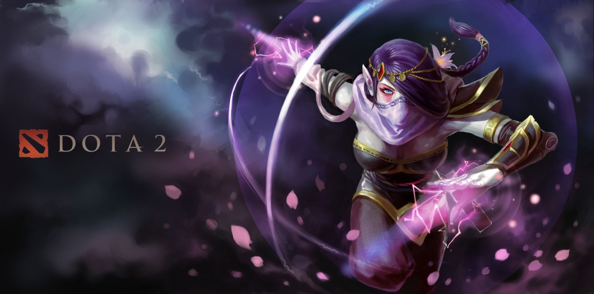 DOTA2 TA蒙面美女惊艳登场，4K超高清壁纸游戏美图，4095x2031大图下载