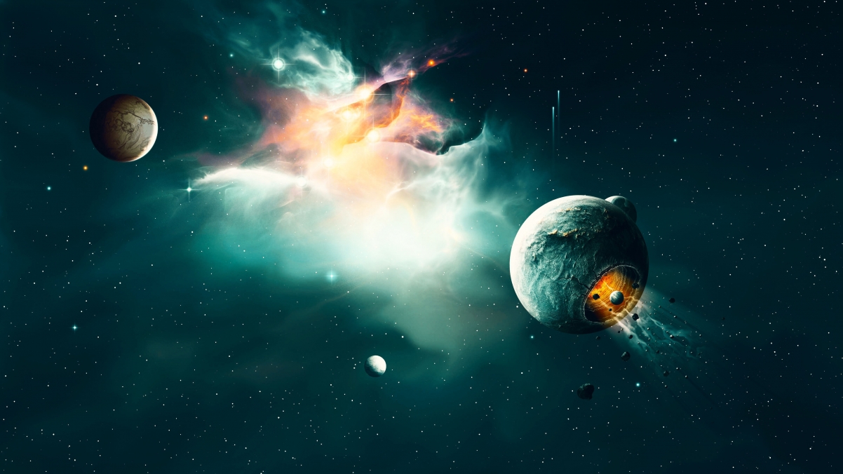 高清4K宇宙星系壁纸，3840x2160绝美风景图片，一键下载