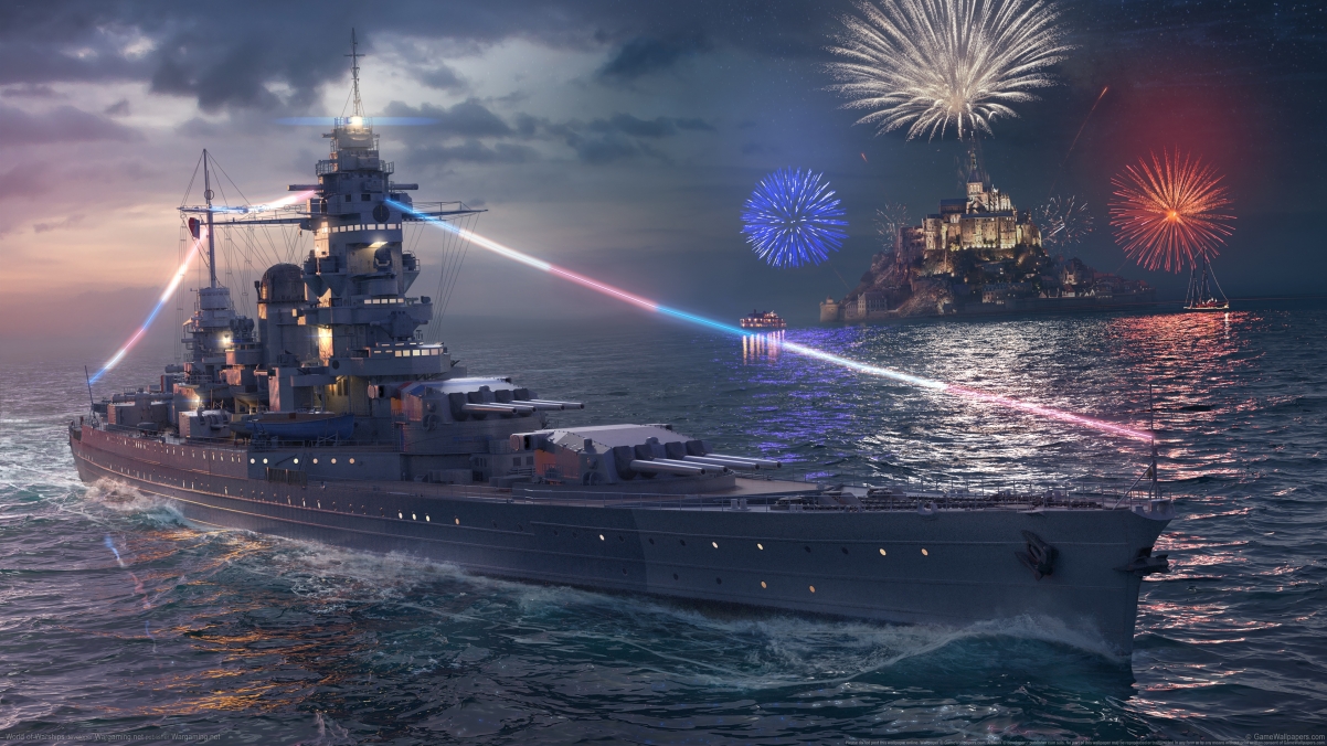 《战舰世界World of Warships》精选4K高清游戏壁纸，3840x2160分辨率，一键下载！