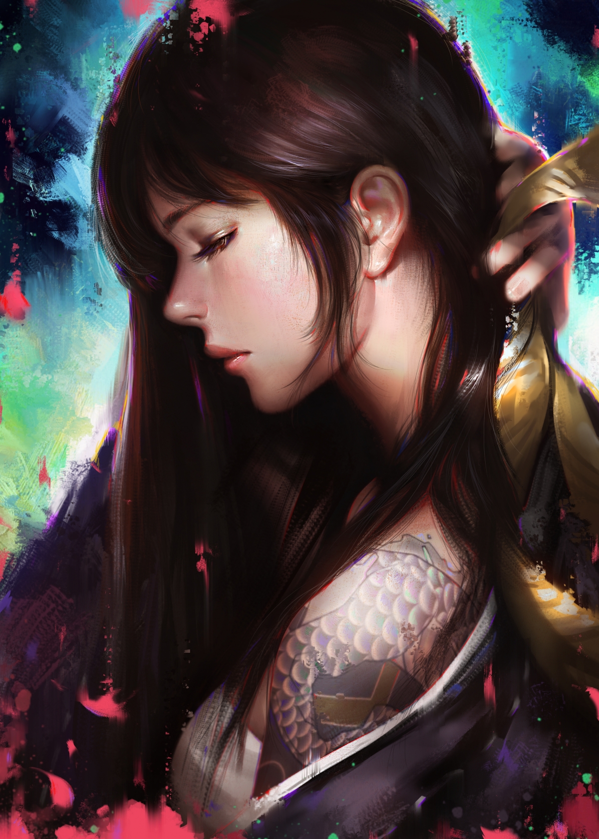 守望先锋，Shimada Hanzo 专属竖屏4K手机壁纸，高清大图2857x4000，一键下载
