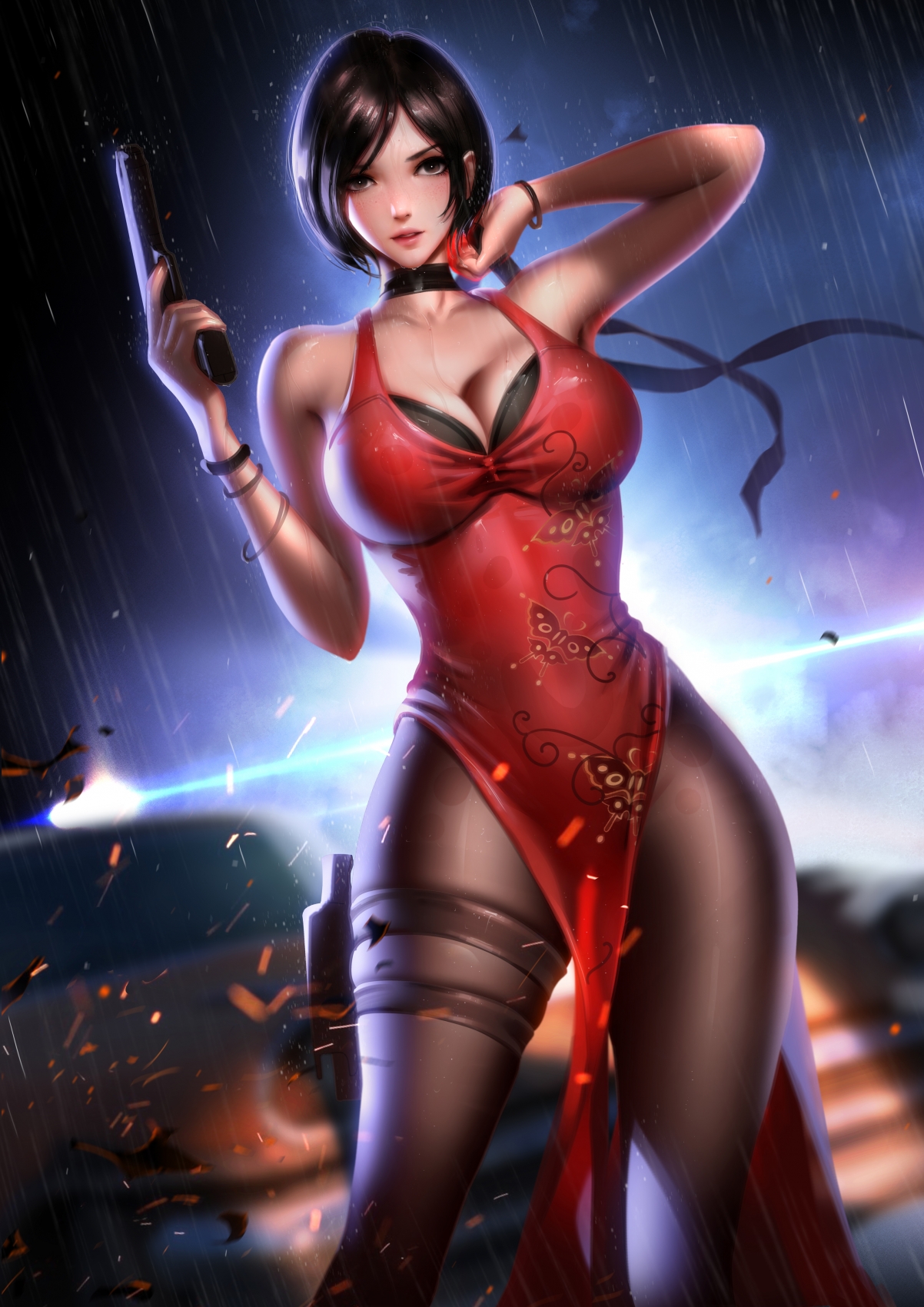 艾达王竖屏性感美女4K手机壁纸，高清2828x4000分辨率，免费下载