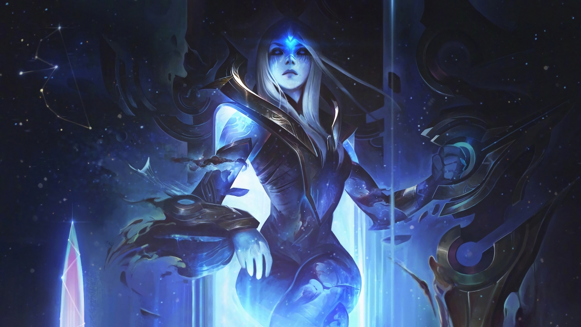 英雄联盟，御星魔矢艾希专属壁纸，4K超清7680x4320，免费下载！
