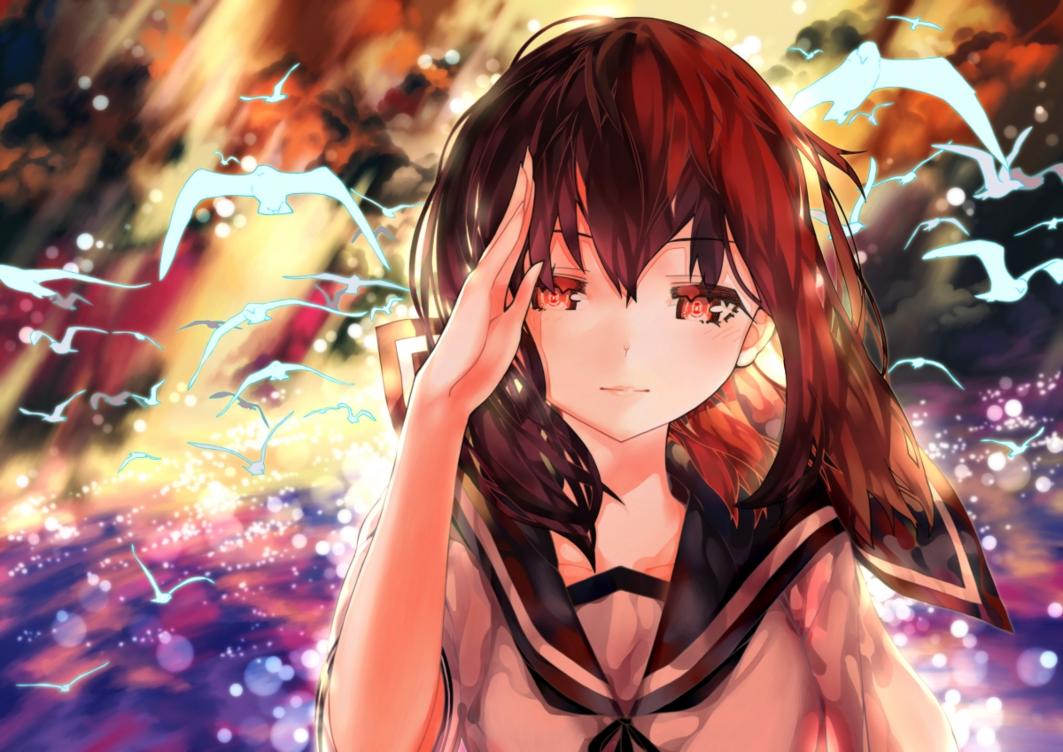 初音未来4K超清动漫壁纸，吹雪主题，高清4960x3507尺寸，免费下载