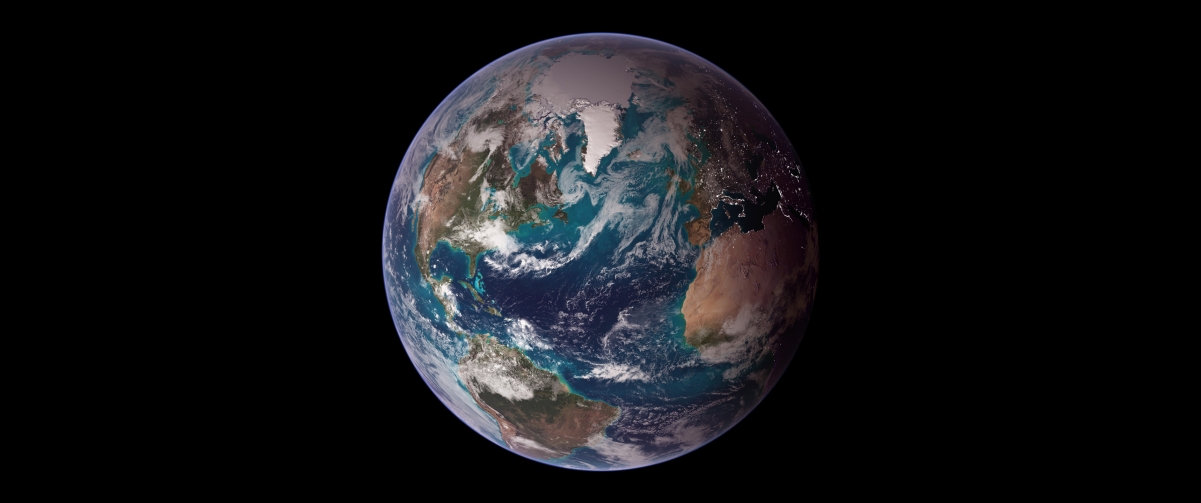 科幻地球4K超清壁纸，3440x1440高清风景图片，免费下载欣赏