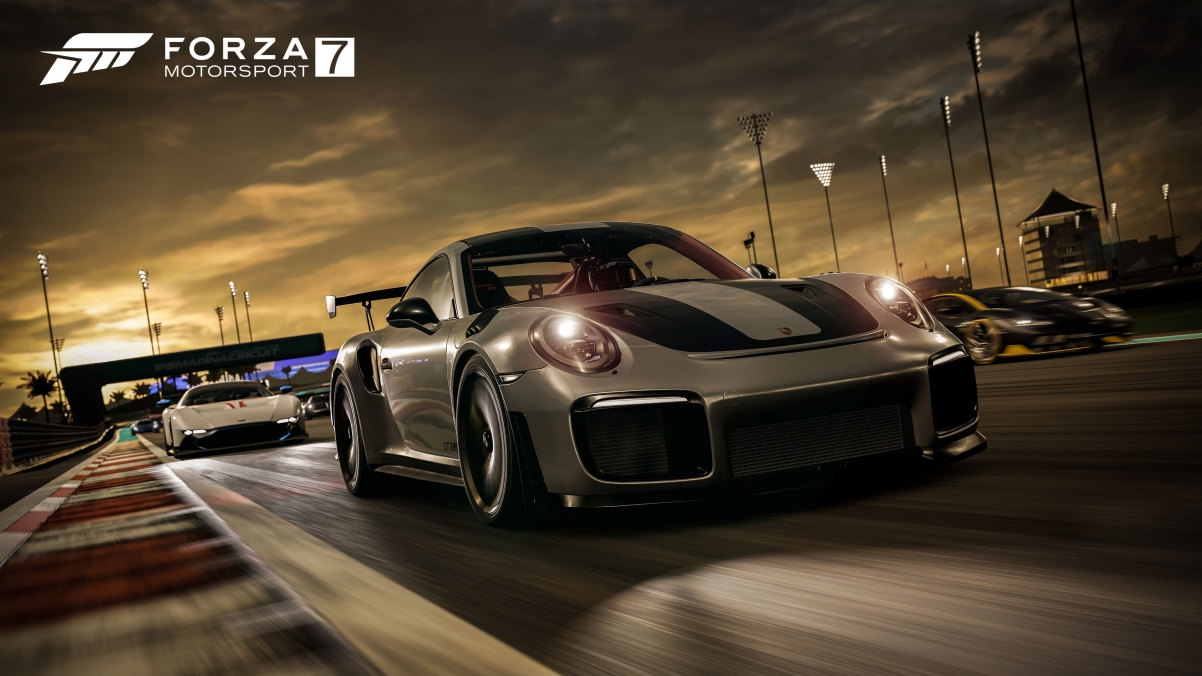 极限竞速7，保时捷911 GT2 RS炫酷登场，4K超高清壁纸及游戏图片下载，分辨率3840x2160