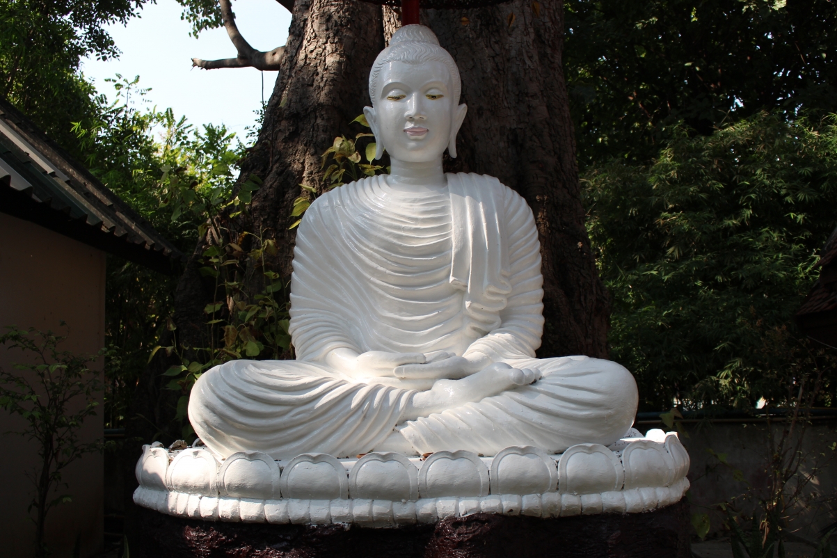 佛教禅宗冥想，宗教雕像与和平之美，高清5K宗教图片壁纸下载（5184x3456）
