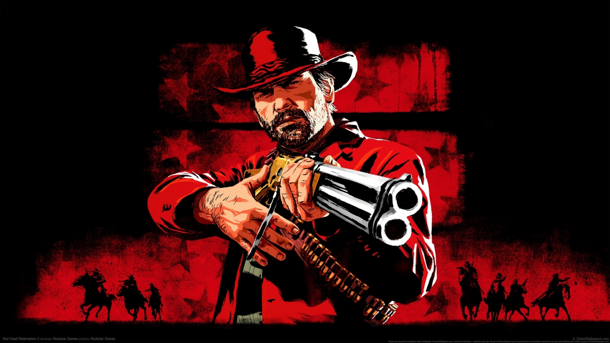 《Red Dead Redemption 2》亚瑟摩根超清壁纸，4K高清3840x2160，一键下载！