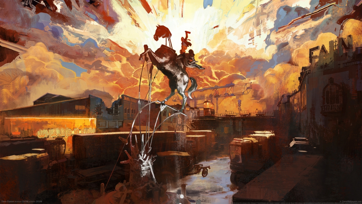 《极乐迪斯科(Disco Elysium)》精美4K游戏壁纸，超清3840x2160分辨率，一键下载