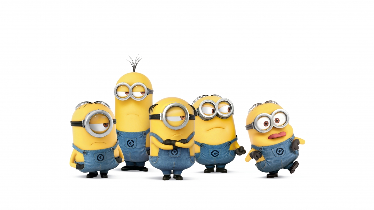 可爱小黄人Minions精选，5款超高清8K壁纸，7680x4320分辨率，影视级画质，一键下载！