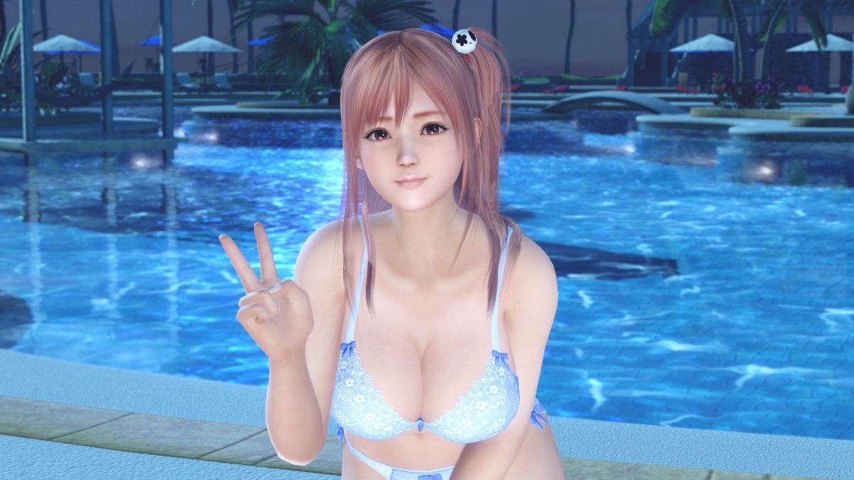 DOAXVV: Honoka性感比基尼4K超清壁纸，高清游戏美女图片下载