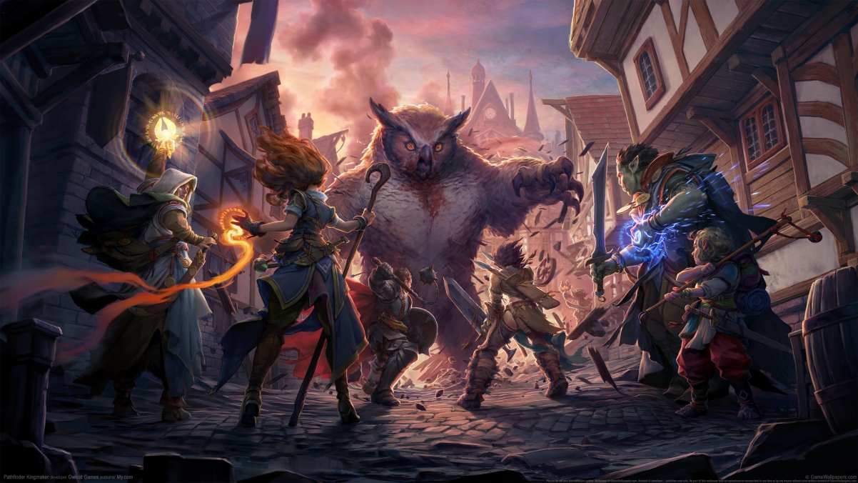 开拓者，拥王者(Pathfinder: Kingmaker)超高清4K壁纸，3840x2160分辨率，精美游戏图片一键下载