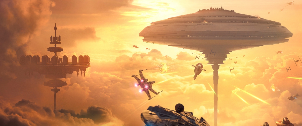 星球大战·战场巅峰，Bespin 4K超高清壁纸，3440x1440分辨率，游戏画面精美呈现，一键下载！