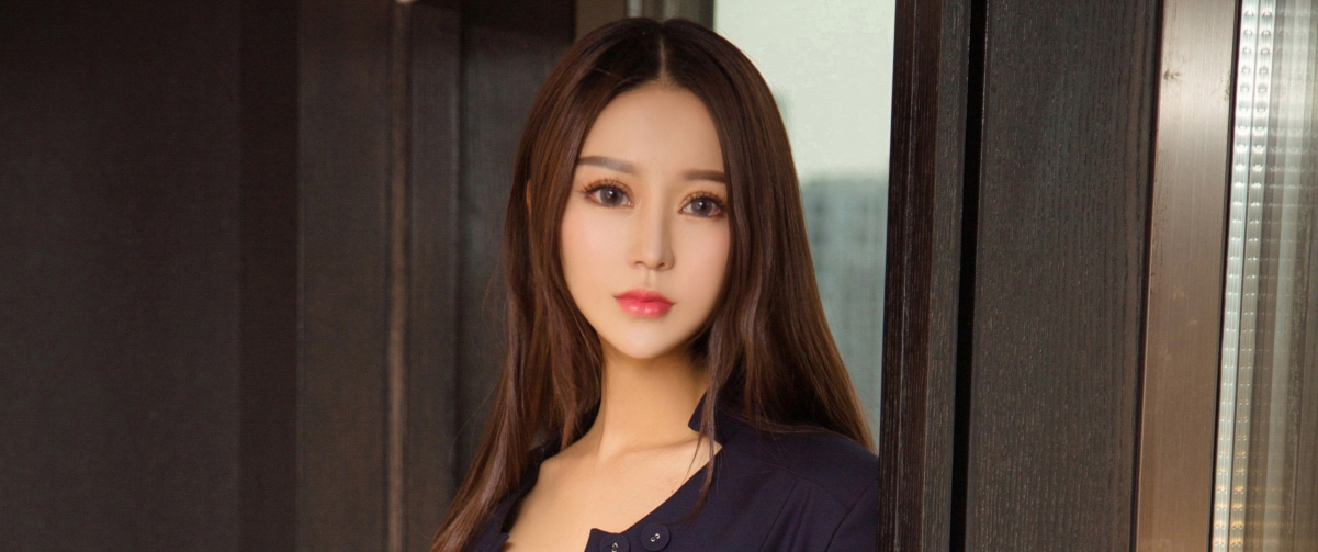 韩乐优精选，气质美女4K超清壁纸，3440x1440分辨率，一键下载