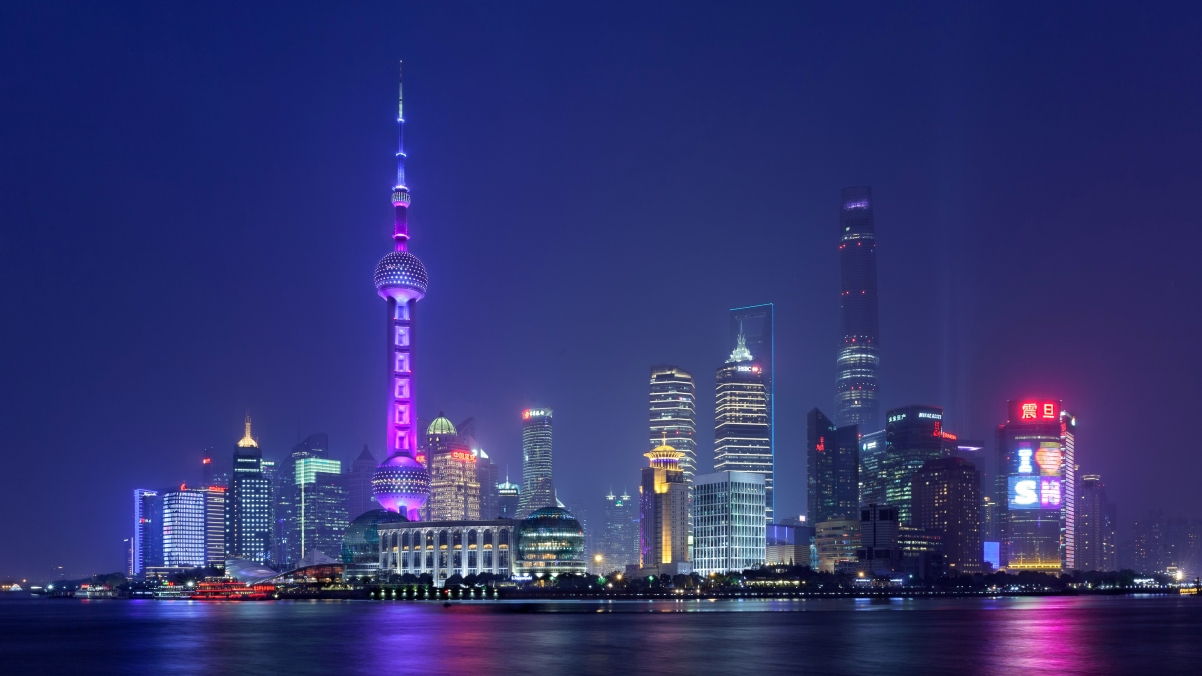 上海绝美夜景4K超清壁纸，3840x2160高清大图免费下载