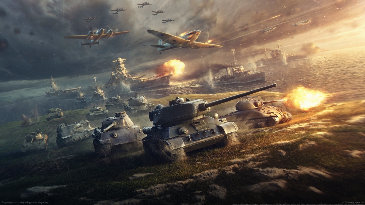 Wargaming力作《坦克世界》，精选4K超清壁纸，3840x2160分辨率，一键下载！