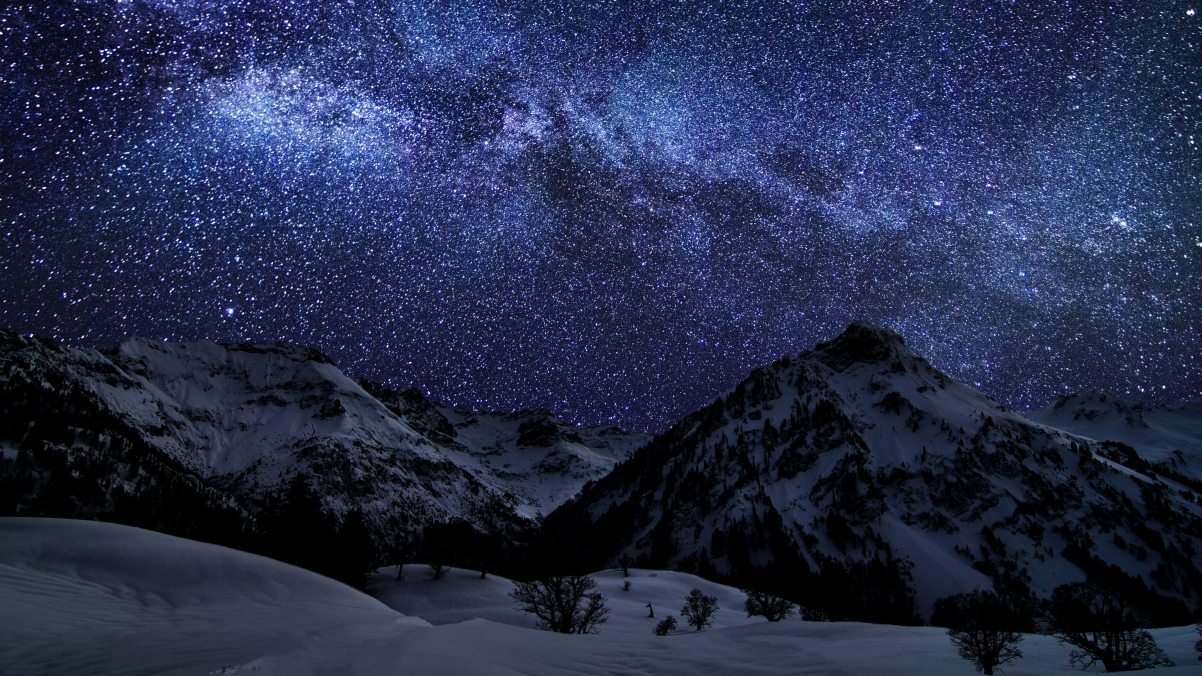 赫特斯坦银河星空之美，巴伐利亚4K高清风景壁纸，3840x2160分辨率畅享下载
