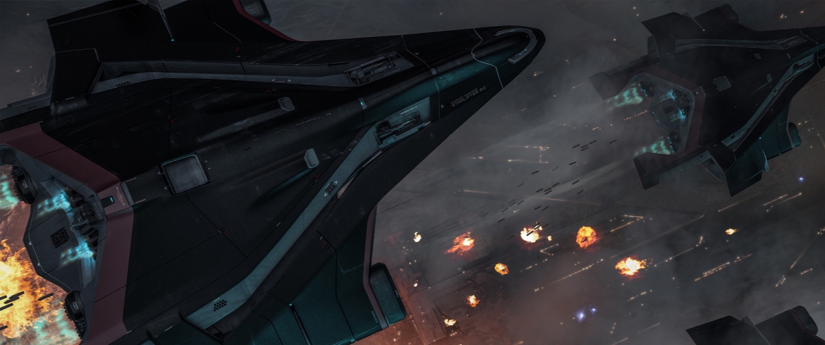 星际公民Star Citizen，战机飞船4K高清壁纸，3440x1440超清分辨率下载