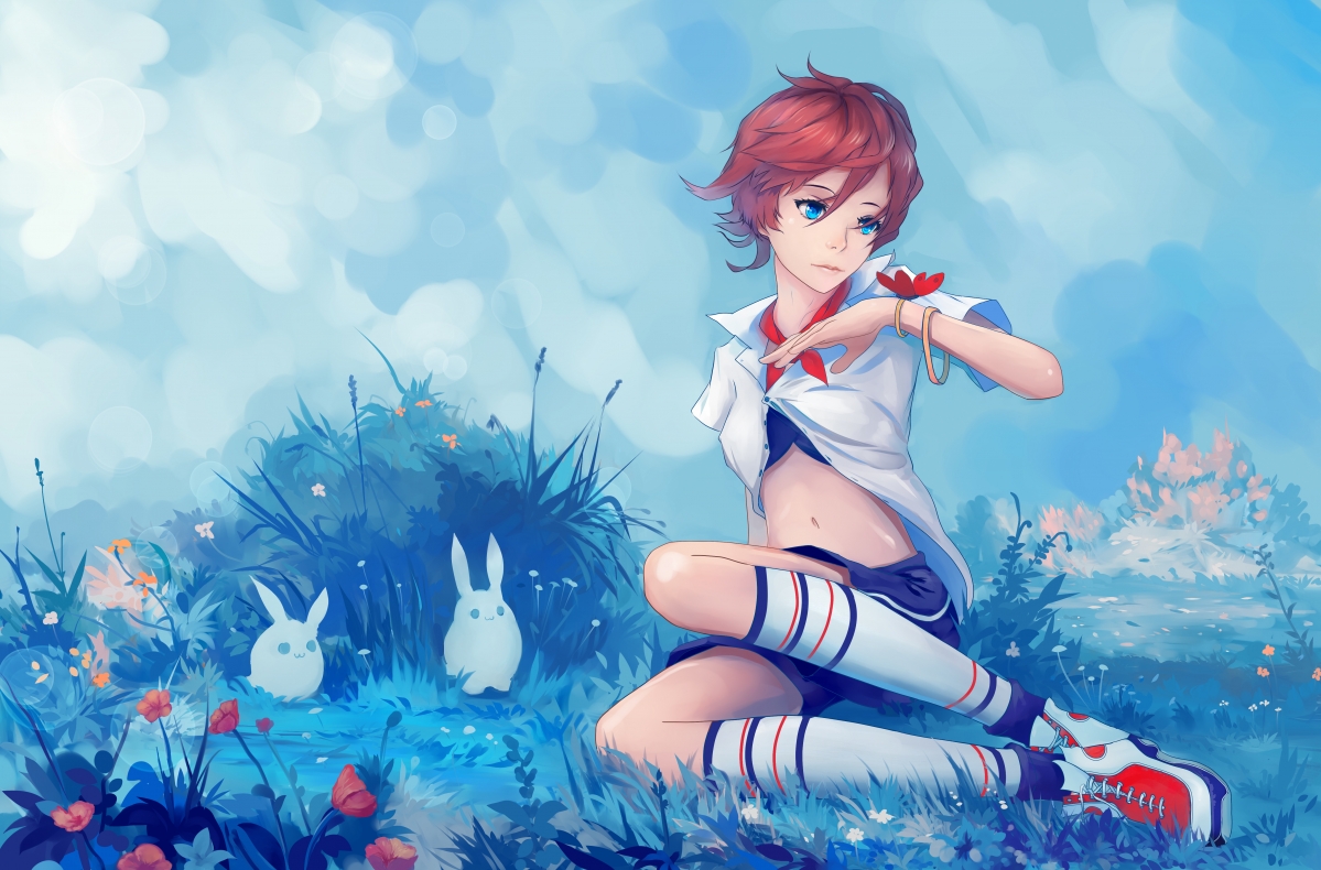高清可爱动漫女孩壁纸，5K图片精选，4K动漫美图下载，超清5500x3623分辨率
