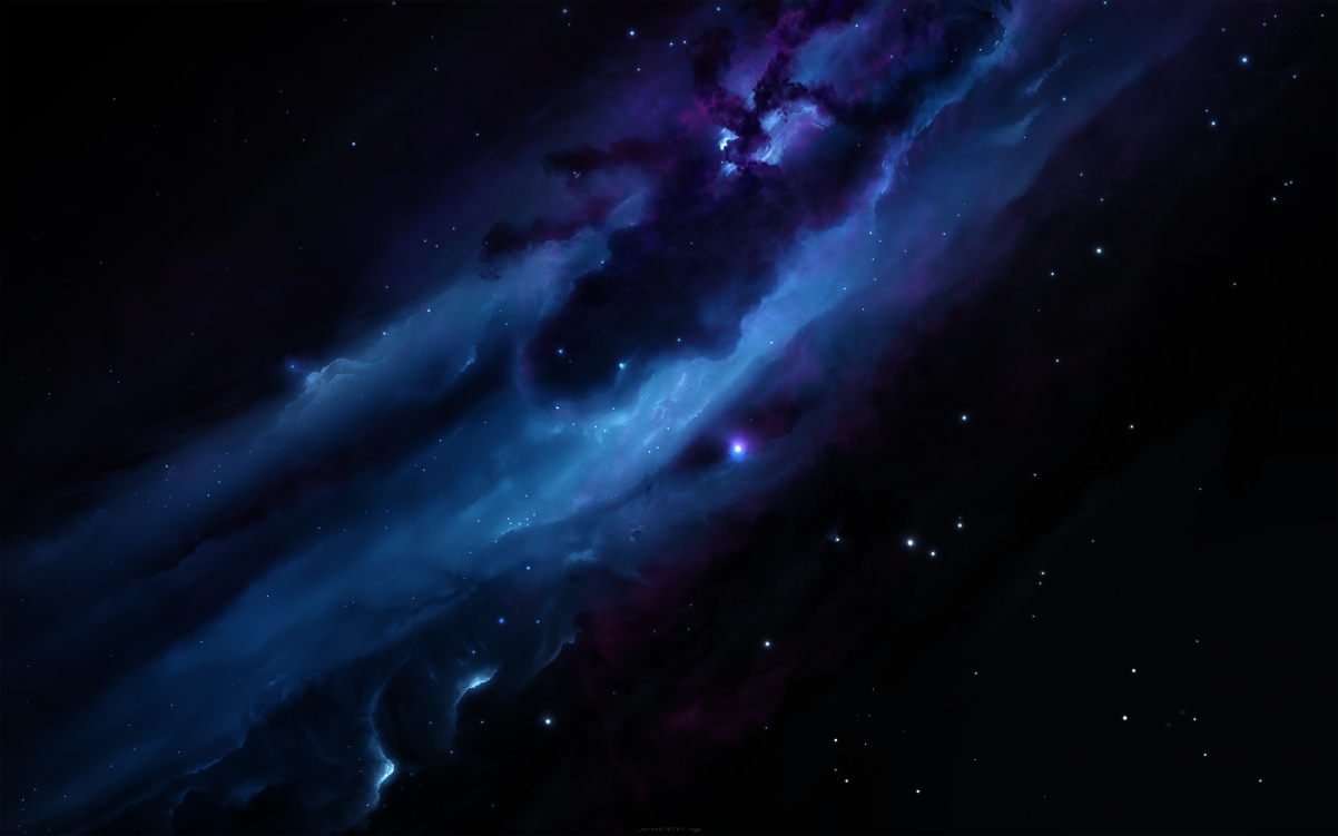 暗夜星云璀璨，4K星空壁纸高清下载，3840x2400极致分辨率