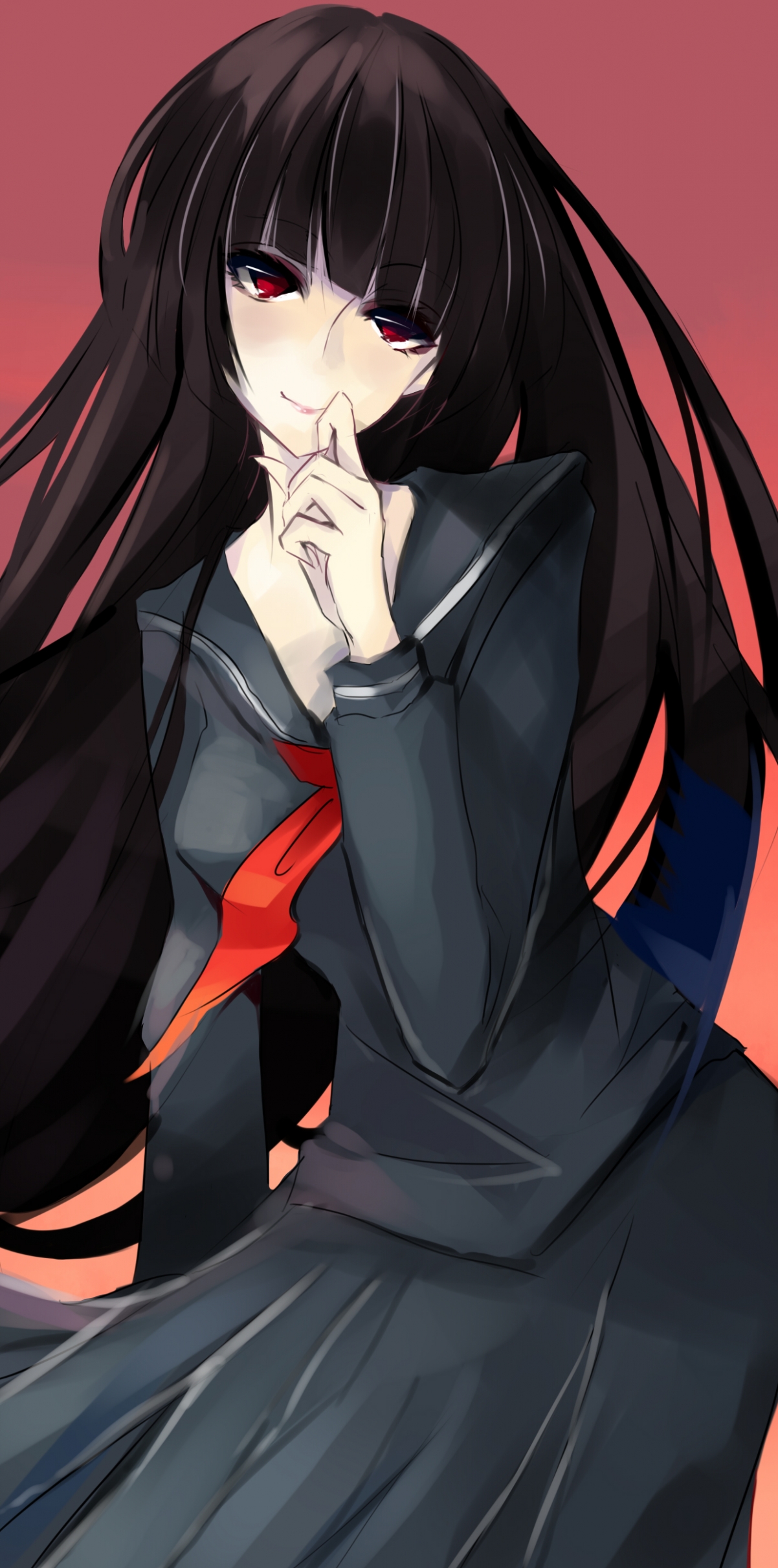 黄昏少女×失忆，夕子学姐绝美壁纸，4K高清大图，适配2K手机，1240x2500尺寸，免费下载