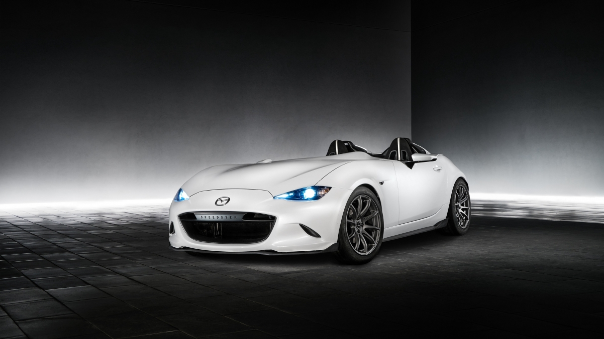 马自达MX-5 Speedster Evolution 4K超高清壁纸，炫酷汽车图片，3840x2160分辨率免费下载