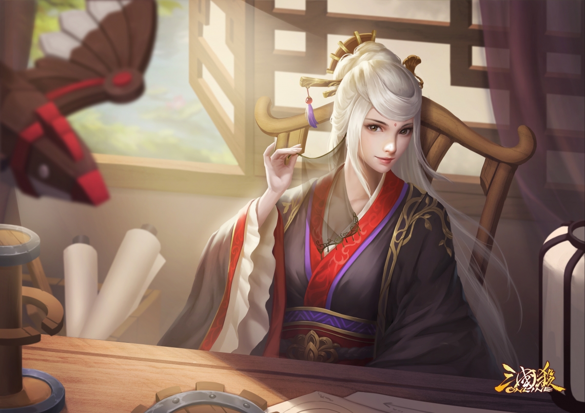 三国杀SP黄月英绝美登场！超高清4K壁纸，细腻画质惊艳眼球，4000x2828分辨率，一键下载！