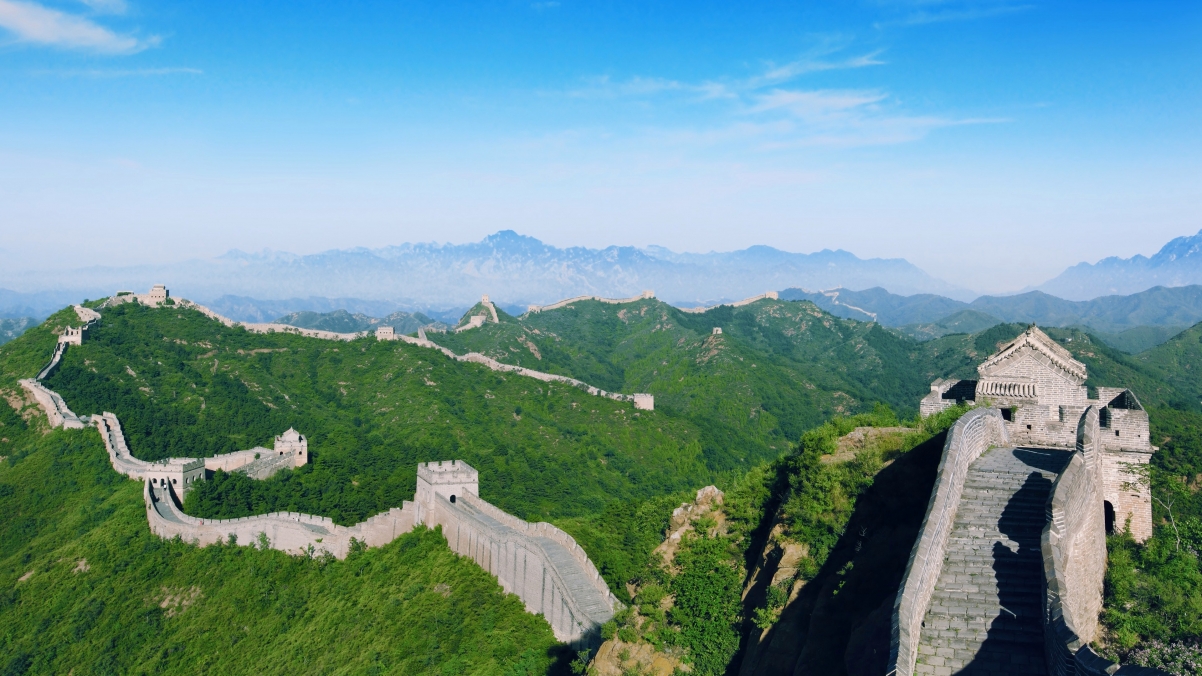 中国北京长城绝美风光，4K超清壁纸，3840x2160高清大图免费下载