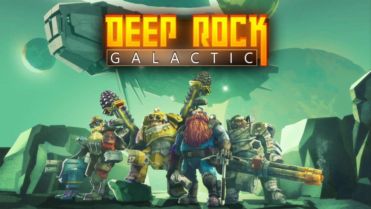 深岩银河4K超清壁纸，Deep Rock Galactic游戏高清图片，3840x2160分辨率，免费下载
