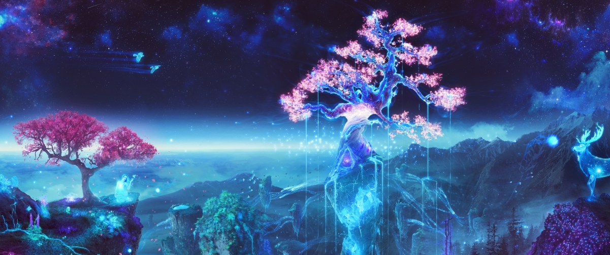 Eden灵魂之树，绝美4K游戏壁纸，3440x1440高清下载