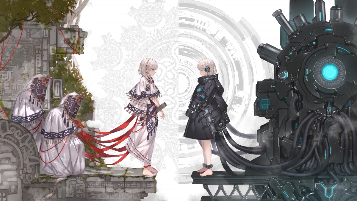 魔界少女插画精选，4K超高清壁纸，4000x2250分辨率，动漫美图一键下载