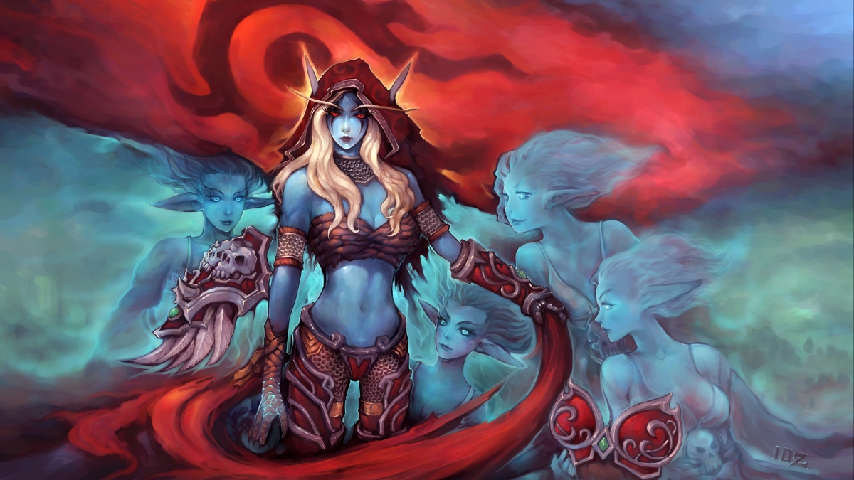 魔兽世界，希尔瓦纳斯绝美4K壁纸，超清画质4000x2251，一键下载！