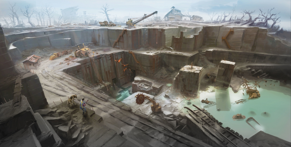 《辐射4》高清壁纸，5K画质，4K游戏图片，精美5700x2891像素，免费下载