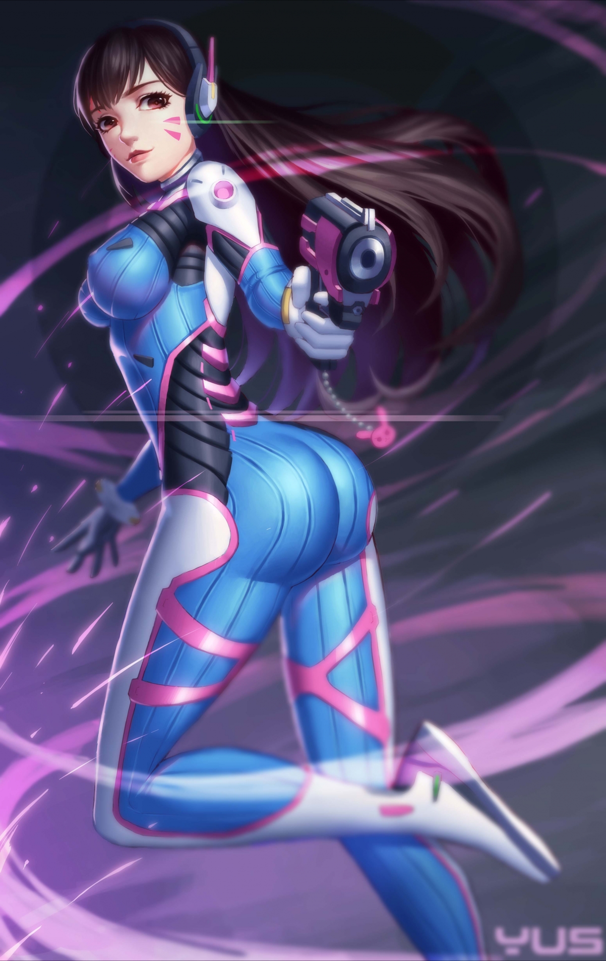 D.VA女神4K全面屏竖屏手机壁纸，高清3099x4912分辨率，一键下载