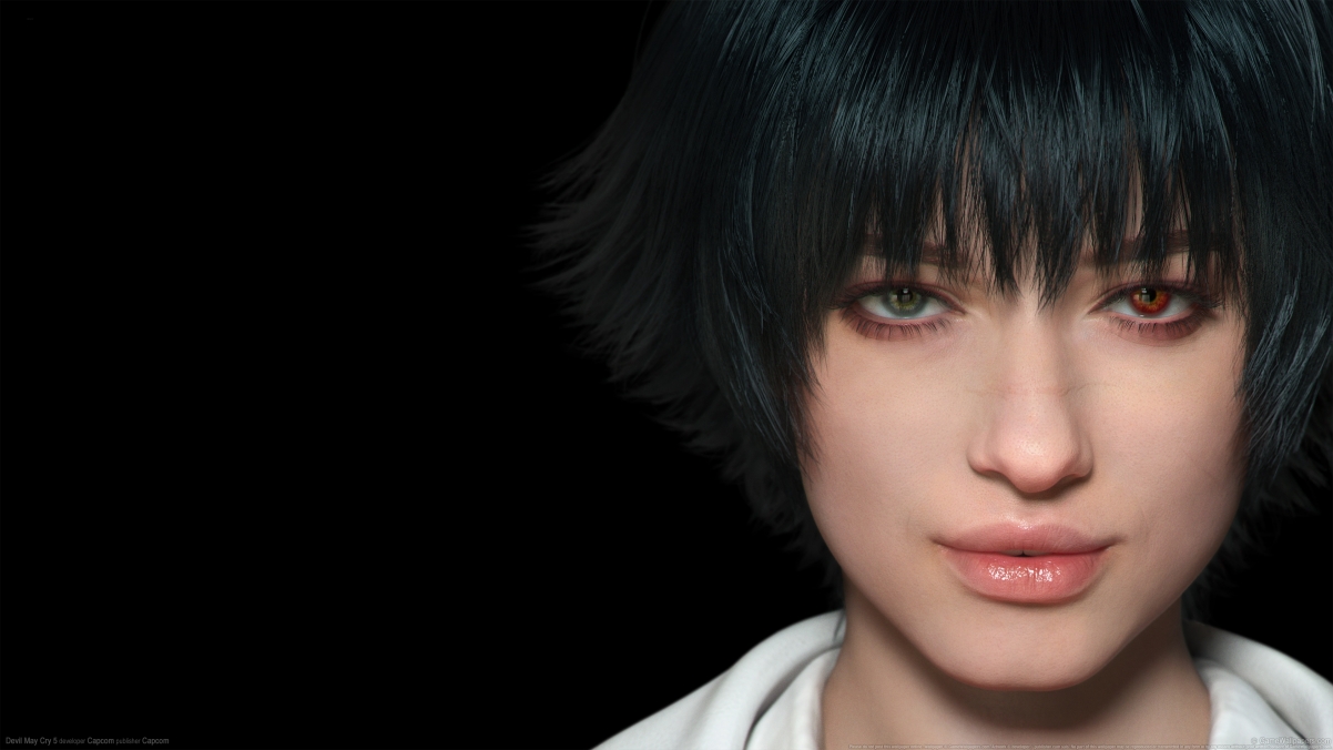 《鬼泣5》绝美女角色4K超高清壁纸，3840x2160分辨率，免费下载