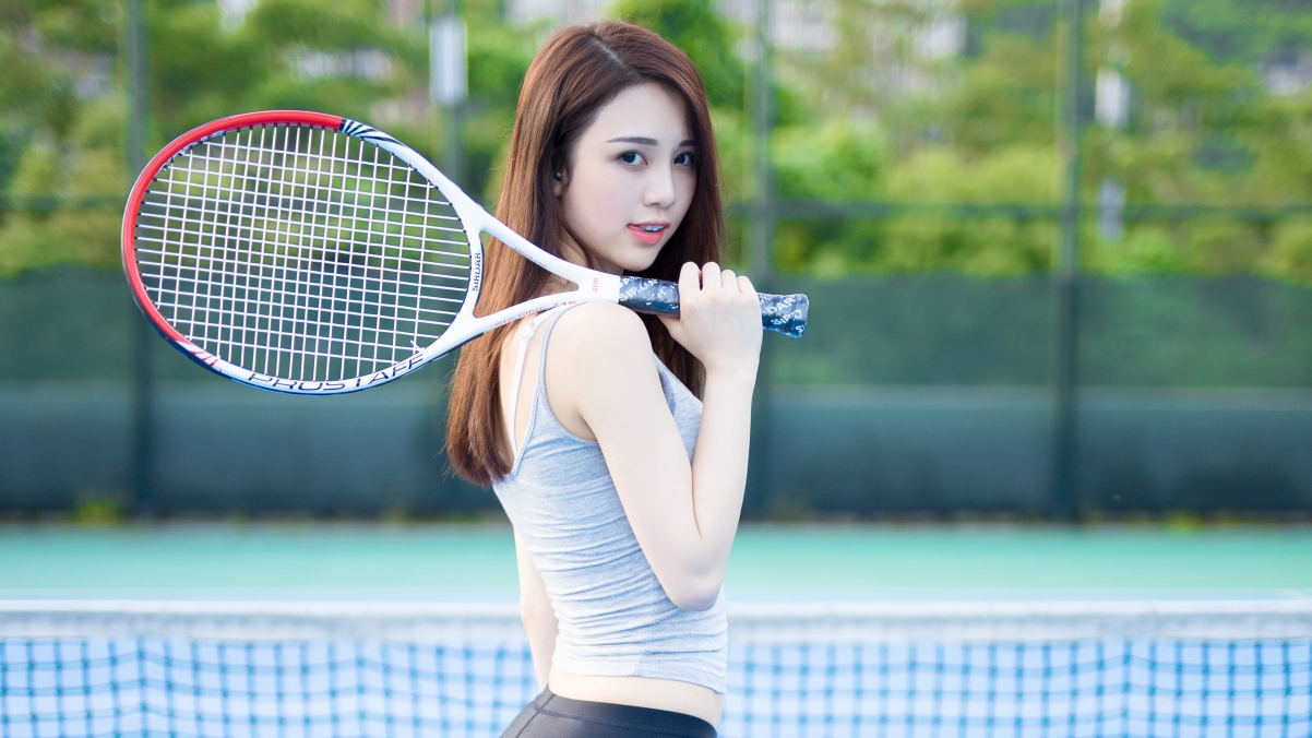高清个性网球美女4K壁纸，3840x2160超清图片，免费下载