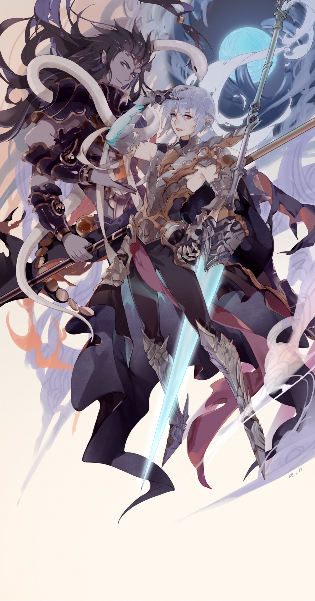 【独家】碧蓝幻想超高清手机壁纸，4K/5K分辨率任选，3142x5984极致画质，一键下载！