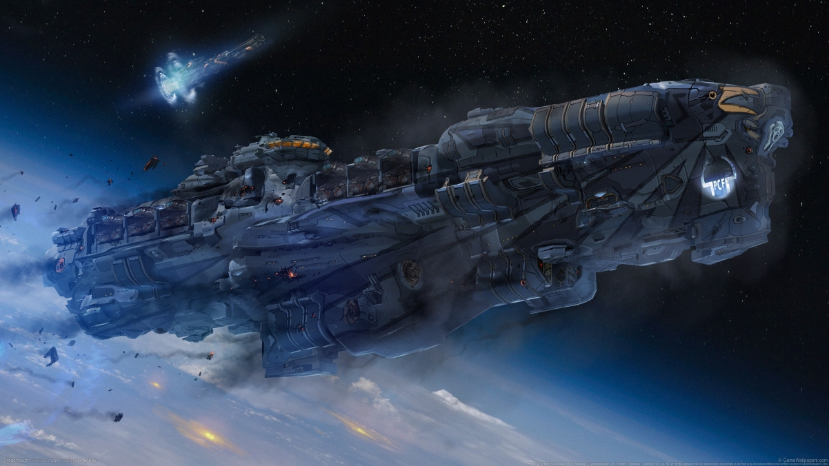 《无畏战舰Dreadnought》飞船超清壁纸，4K高清大图，3840x2160分辨率，一键下载！