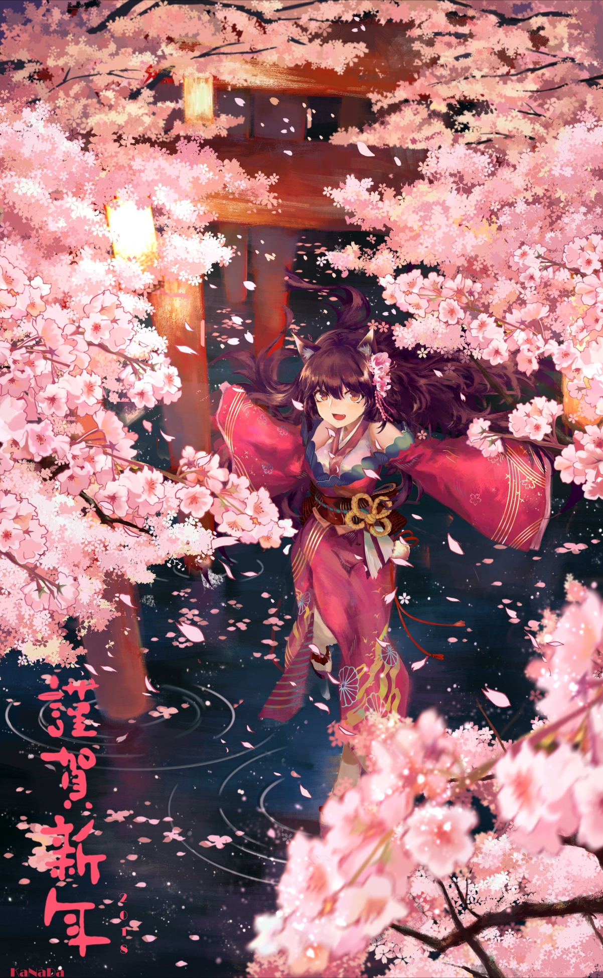 2018新年动漫高清壁纸，5K手机屏保，3600x5832分辨率，免费下载！