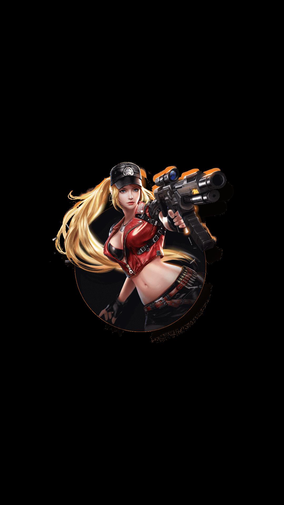 魂斗罗归来，赏金猎手凯特琳专属1080x1920 4K超清手机壁纸，免费下载！