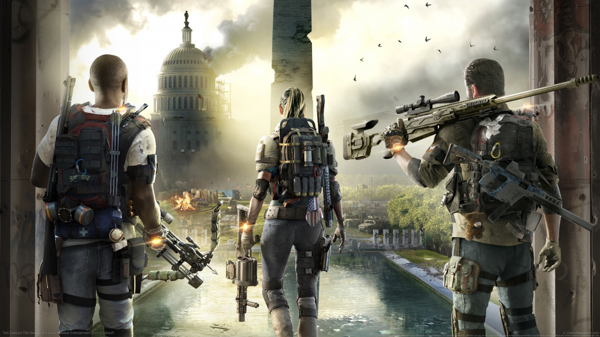 全境封锁2 4K超清壁纸，Tom Clancys The Division 2 高清图片，3840x2160分辨率，免费下载