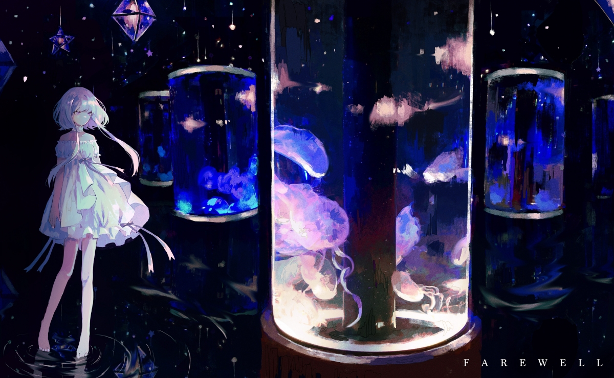 少女奇幻之旅，唯美艺术4K动漫壁纸，高清4096x2521图片下载