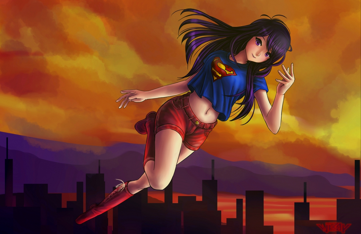 Linda Lang，Kryptonian超级英雄炫酷登场！4K高清动漫壁纸下载，尺寸3989x2582