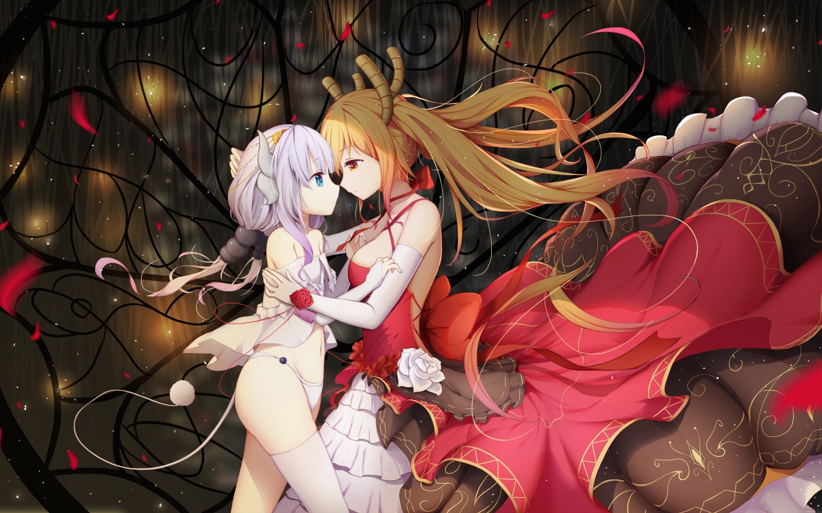 二次元浅春精选，龙女仆4K超清壁纸，高清3000x1875，一键下载