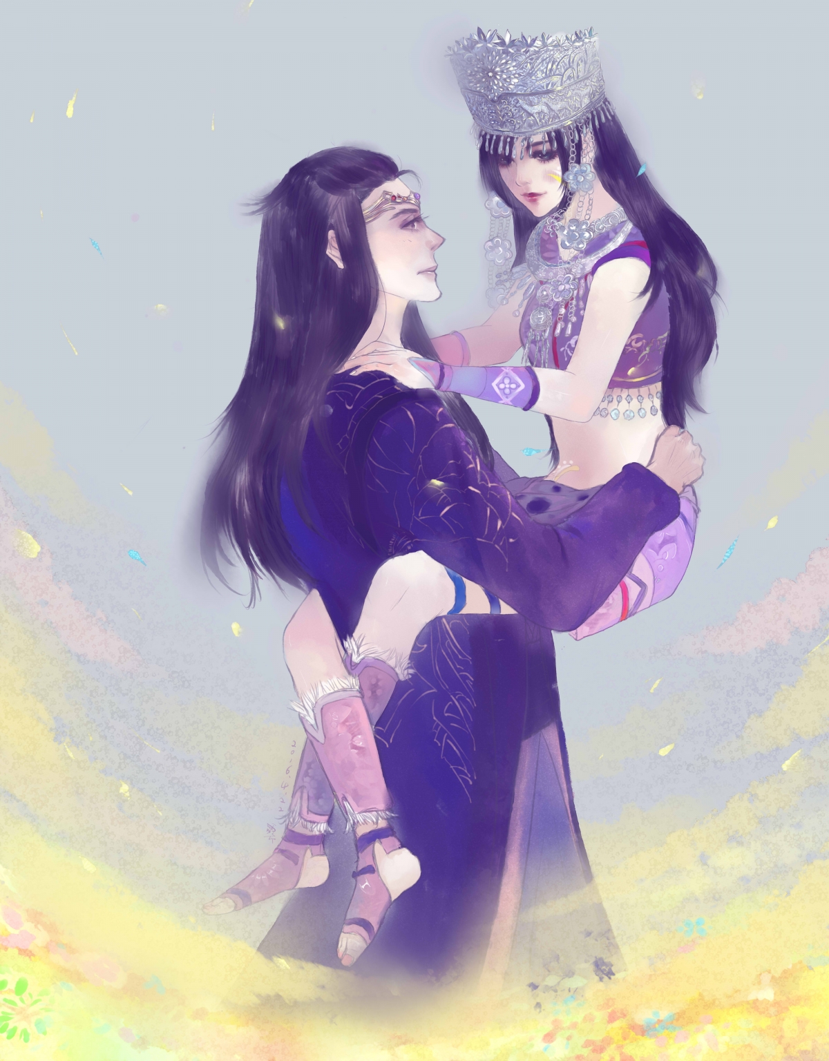秦时明月羽兰竖屏4K高清壁纸，适配5k手机屏，4000x5120超高清下载