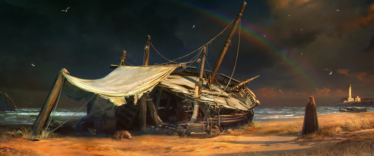 暴风雨后的宁静之美，Vladimir Manyukhin 4K动漫壁纸，高清3440x1440免费下载