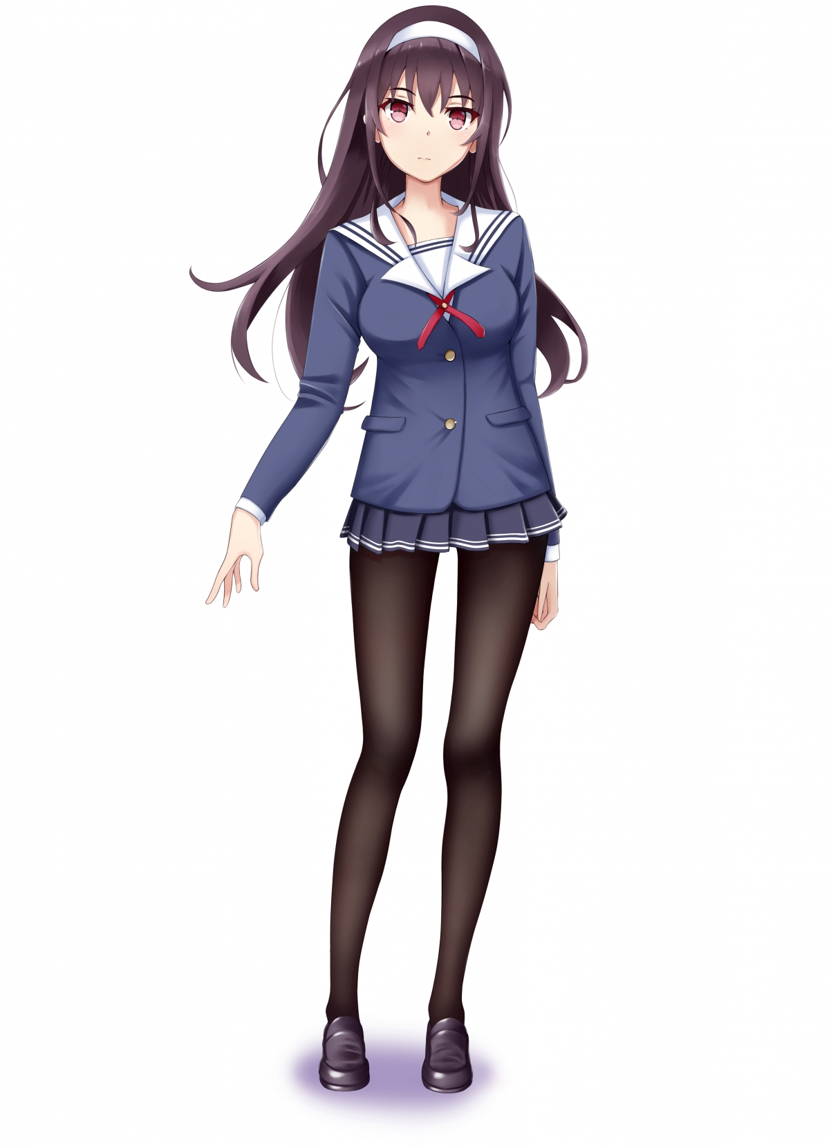 霞之丘诗羽绝美竖屏4K壁纸，培育法女主角高清图片，3059x4224超清下载