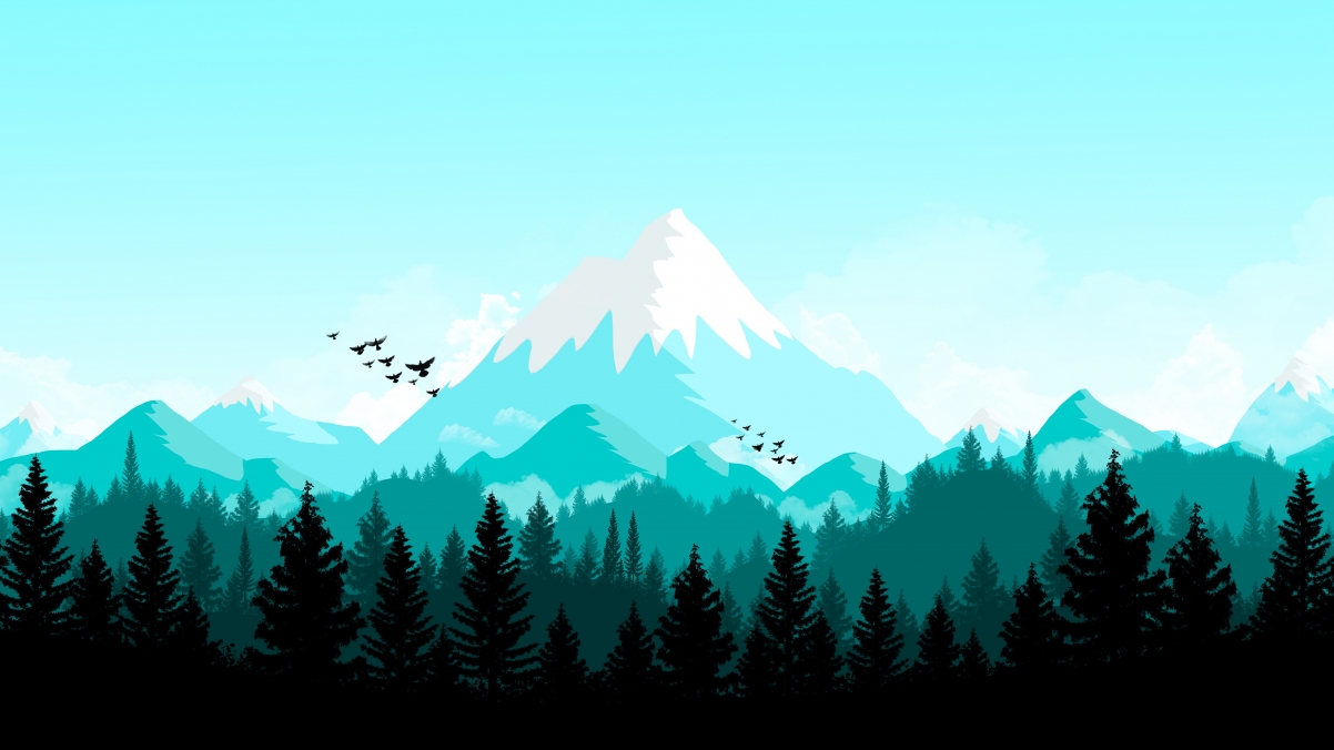 森林山地绝美风光，4K超高清壁纸，3840x2160分辨率，免费下载